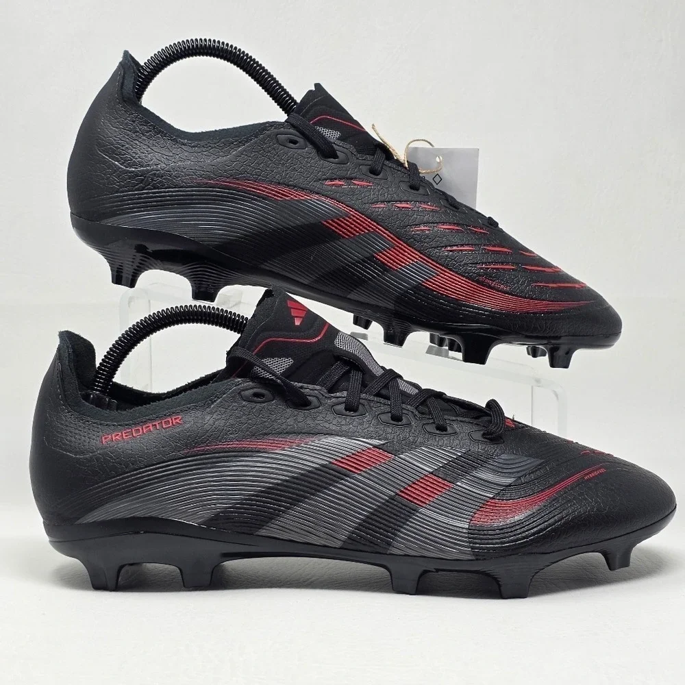 adidas Predator League Firm Ground Soccer Cleats ID1328 Mens Size 10.5 Black New